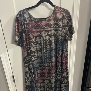 Lularoe L Carly Dress - ELEGANT
